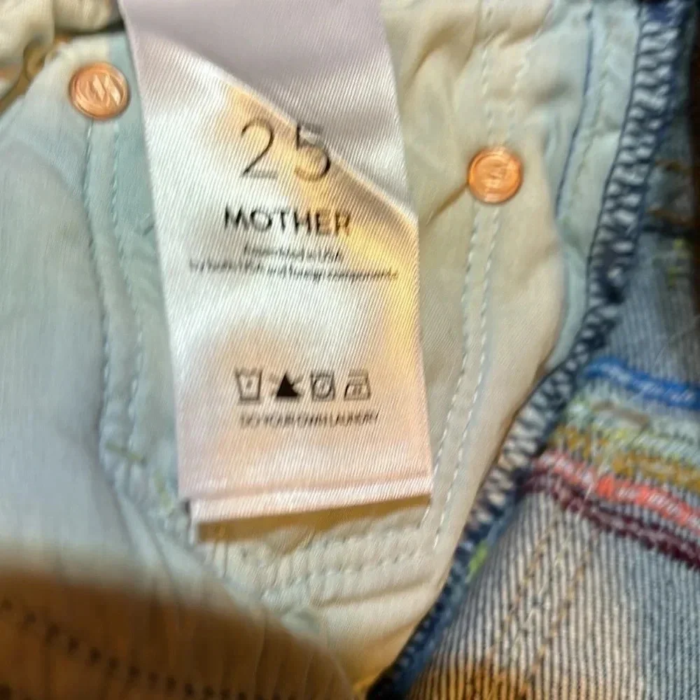 Mother Superior The Rambler Sneak Wash Running With Scissors Size 25 NWT $350